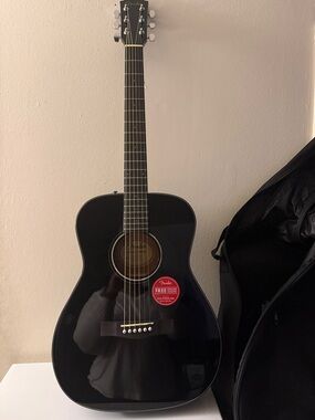 Fender Black Gloss Acoustic Guitar